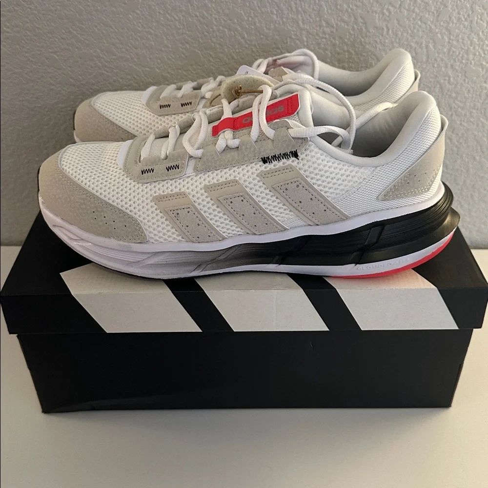 Adidas Astrastar White Black Orange JQ4479‎ Men's Sneakers Size 9.5 New in Box!